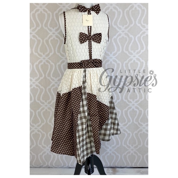 Ryu Farmhouse Multi Print and Bow Dress - Picture 11 of 14